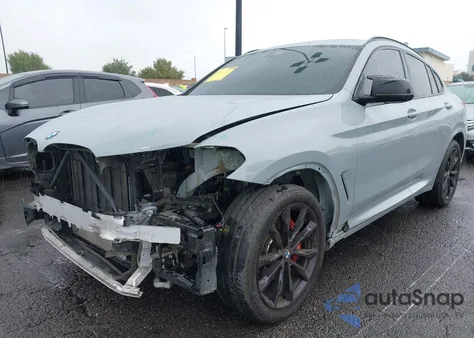 2022 BMW X4 M40I z USA, uszkodzony, nr VIN 5UX43DT01N9J05143